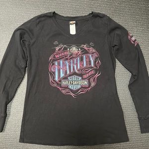 Women’s Harley Davidson long sleeve shirt medium